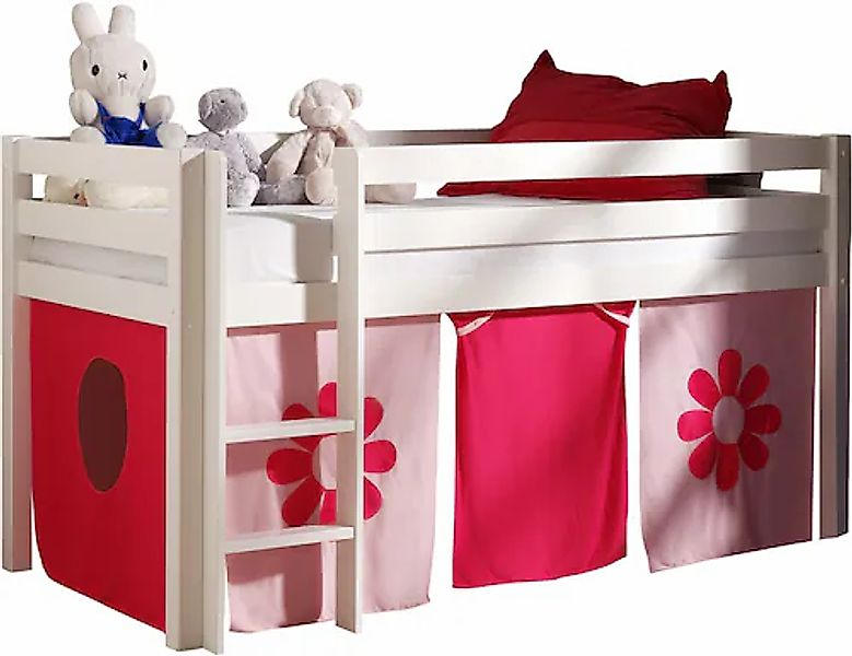 Vipack Hochbett "Pino, Kiefer massiv, Made in Europe, inkl. Rolllattenrost günstig online kaufen
