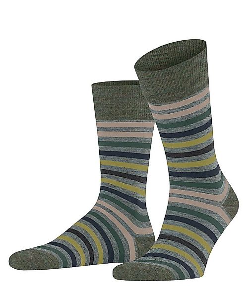 FALKE Socken Tinted Stripe (1-Paar) mit merzerisierter Baumwolle günstig online kaufen