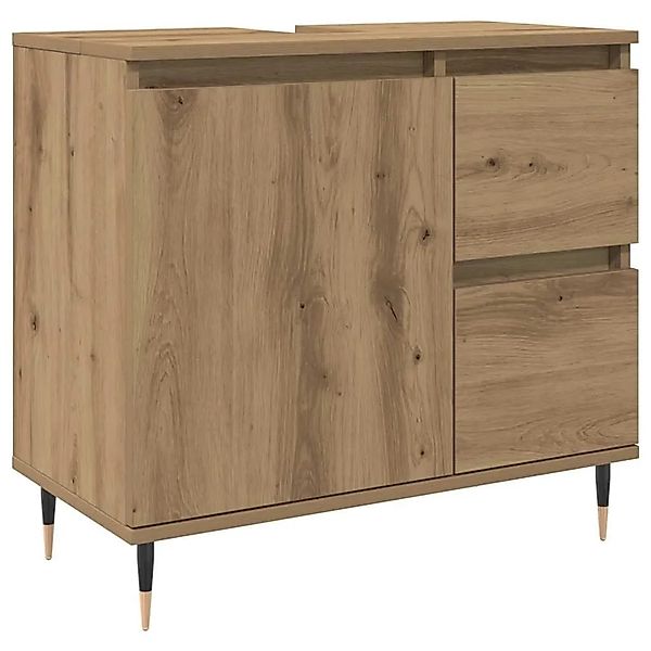 vidaXL Badschrank Artisan-Eiche 65x33x60 cm Holzwerkstoff 857224 günstig online kaufen