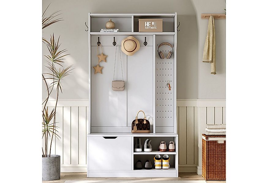 REDOM Garderoben-Set Für Eingangsbereich, Flur und Zuhause, (Garderobenset günstig online kaufen