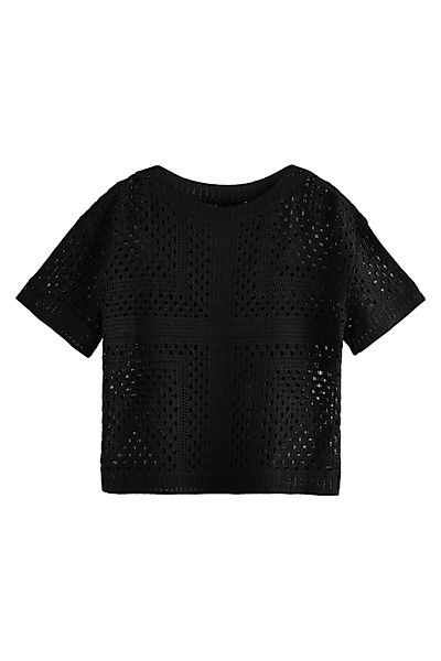 Next T-Shirt T-Shirt mit gehäkeltem Ausschnitt günstig online kaufen