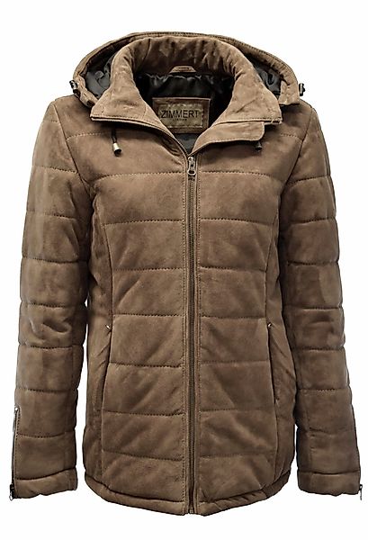 Zimmert Leather Lederjacke Jana Kapuze, Steppjacke, günstig online kaufen