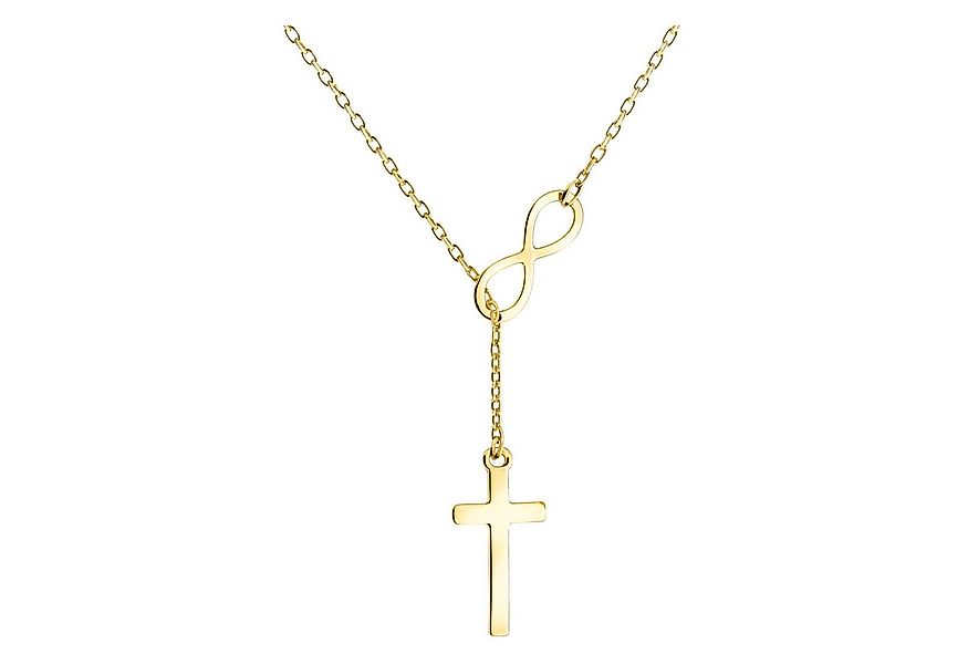 Sofia Milani Kette mit Anhänger Kreuz, 925 Silber Damen Schmuck - N0767 günstig online kaufen