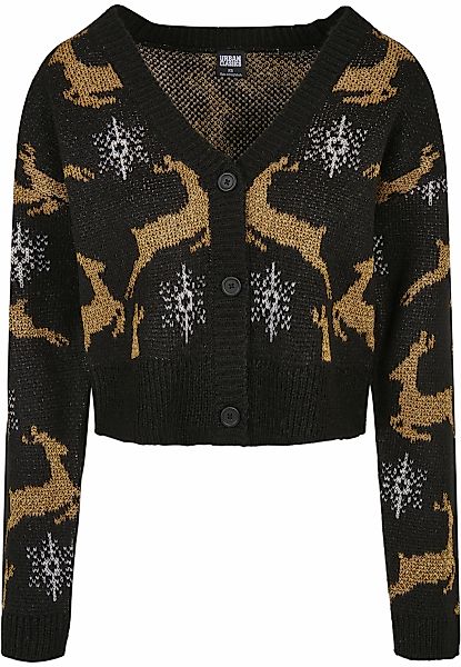 URBAN CLASSICS Cardigan "Urban Classics Damen Ladies Short Oversized Christ günstig online kaufen