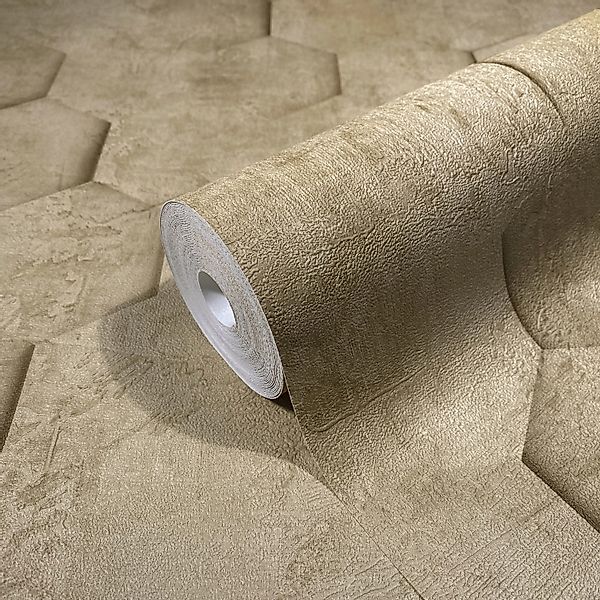 Marburg Vliestapete Hexagon, strukturiert, matt, moderne günstig online kaufen