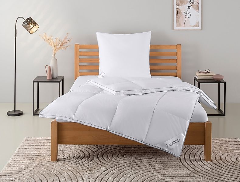 Home affaire Daunenbettdecke + Kopfkissen "Moulle, Bettdecke in 135x200 cm, günstig online kaufen
