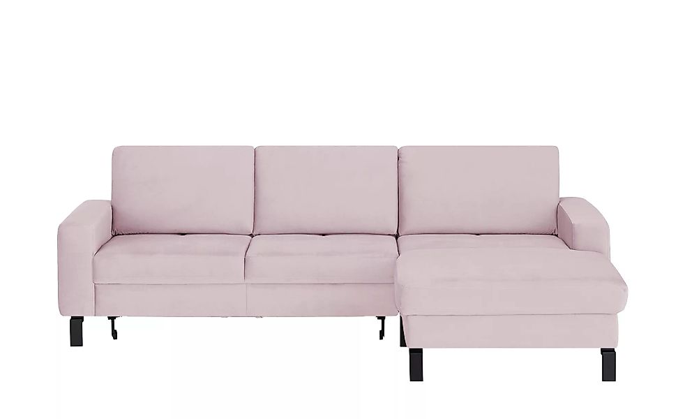 Ecksofa - rosa/pink - 258 cm - 85 cm - Polstermöbel > Sofas > Ecksofas - Mö günstig online kaufen