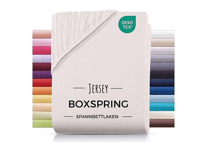 Carpe Sonno Spannbettlaken Boxspringbett Wasserbett Jersey 180x200 180x220 günstig online kaufen