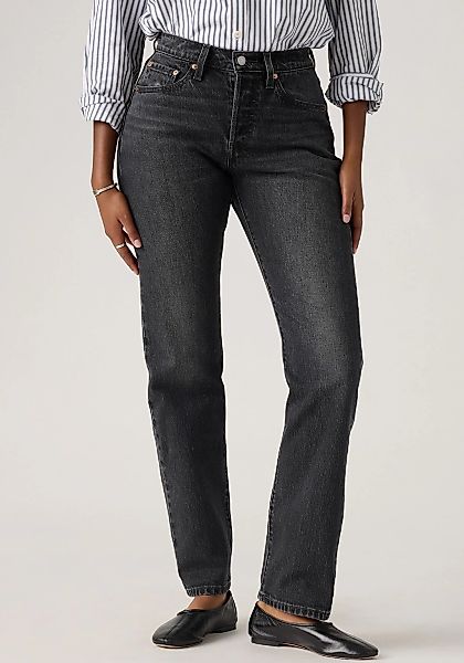 Levis Stretch-Jeans "LV Jeans 501 CURVE BLACKS" mit gerader Beinform günstig online kaufen