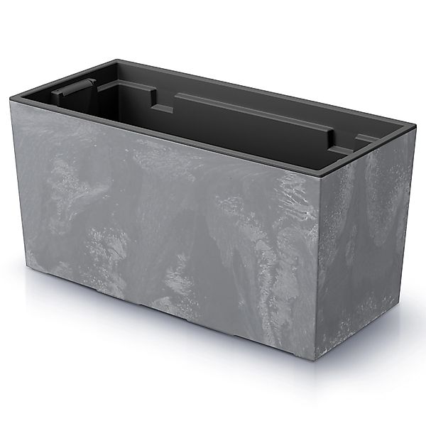 Prosperplast Pflanzkasten Urbi Beton Effect 8 L Steingrau günstig online kaufen