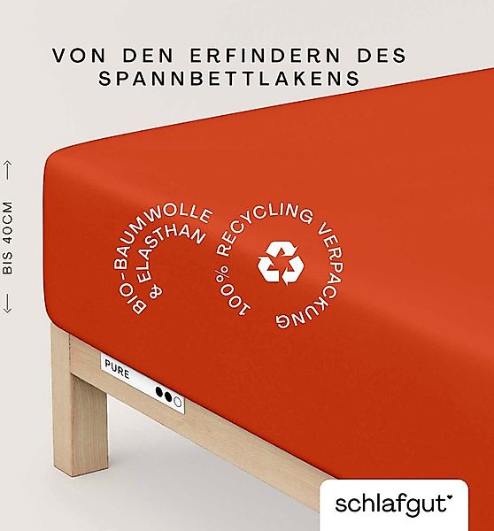 Schlafgut Spannbettlaken PURE BOXSPRING in Gr. günstig online kaufen