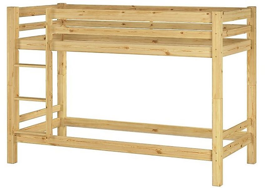 ERST-HOLZ Etagenbett Hochbett 90 x 200 Kiefer Massiv nur Bettrahmen günstig online kaufen