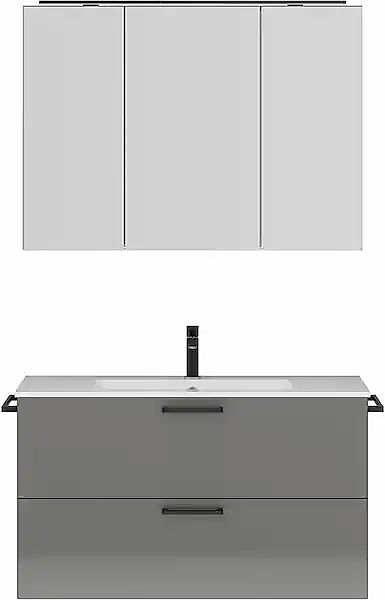 nobilia® Badmöbel-Set »Tolvina« vormontiert, mit Soft-Close, 2 Stk. tlg. günstig online kaufen