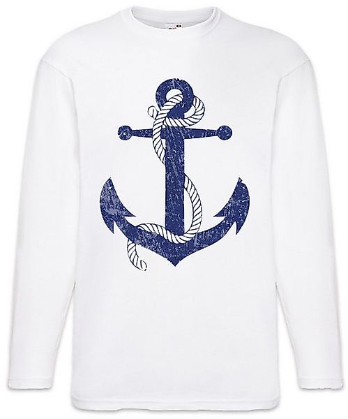 Urban Backwoods Langarmshirt Oldschool Anchor Vintage Logo I Langarm T-Shir günstig online kaufen