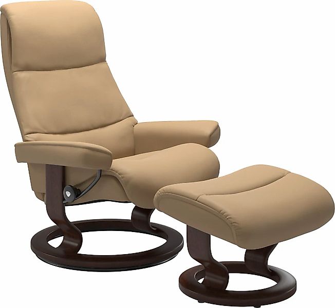 Stressless Relaxsessel "View" mit Classic Base, Größe L, Gestell Braun günstig online kaufen