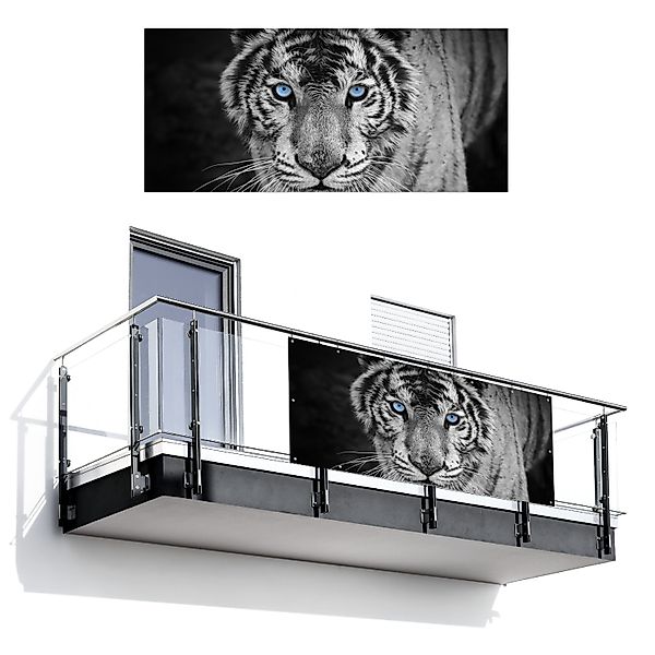 MuchoWow Balkonsichtschutz Tiere - Tiger - günstig online kaufen