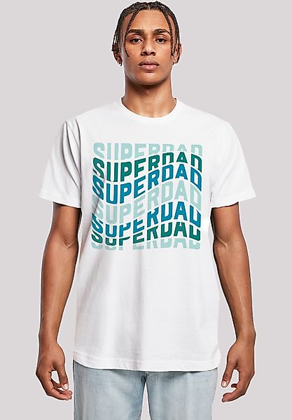 F4NT4STIC T-Shirt "Super Dad Retro Trend Vatertags Design für Papas", Premi günstig online kaufen
