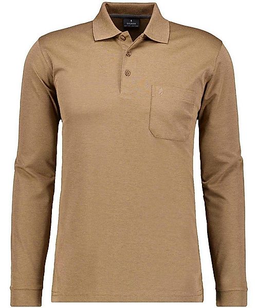 RAGMAN Langarm-Poloshirt günstig online kaufen