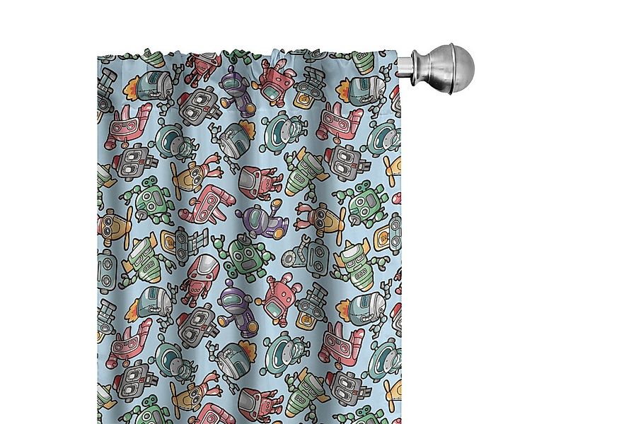 Abakuhaus Gardine Vorhang für Wohnzimmer Schlafzimmer Dekor, Microfaser, Ro günstig online kaufen