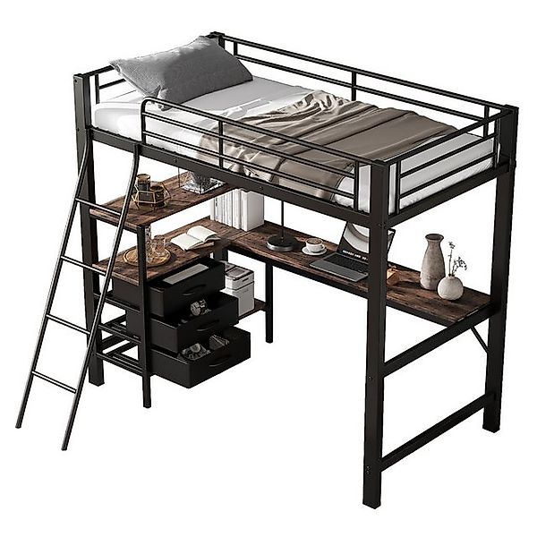 OKWISH Kinderbett Eisenbett, Etagenbett, Metallbett, Jugendbett, Einzelbett günstig online kaufen