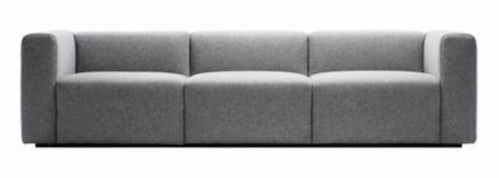 Sofa Mags textil grau 3-Sitzer - L 266 cm - Hay - Grau günstig online kaufen