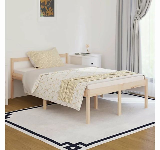 furnicato Bett Seniorenbett 120x190 cm Massivholz Kiefer günstig online kaufen