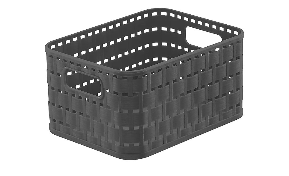 Rotho Aufbewahrungsbox  Country - schwarz - Kunststoff - 13,7 cm - 9,8 cm - günstig online kaufen
