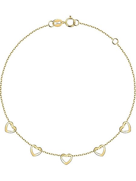 CHRIST Goldarmband CHRIST Damen-Armband 585er Weißgold Herz, modern günstig online kaufen