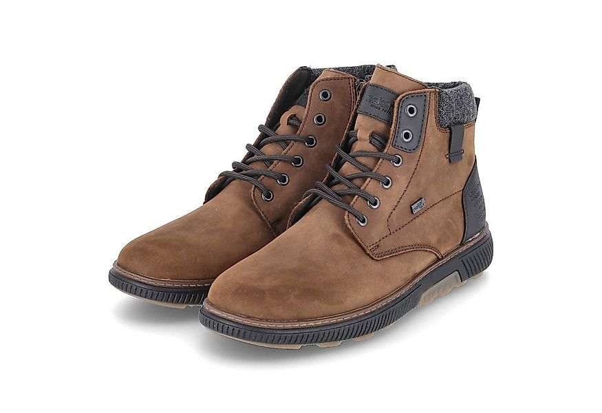 Rieker Rieker B3343-26 Herren Leder und Synthetik braun Schnürstiefel günstig online kaufen