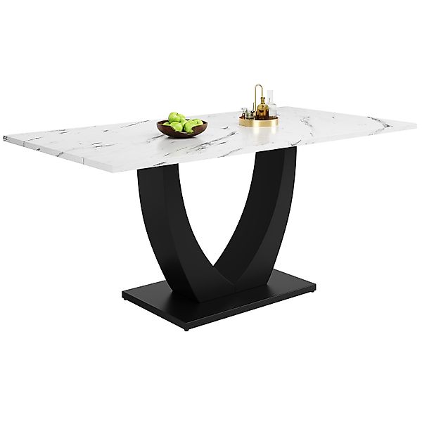 MODFU Esstisch Moderne Esstisch,Küchentisch,Esstisch-Set (140x80 cm günstig online kaufen
