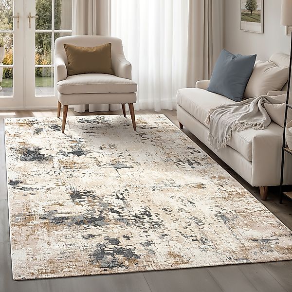 Sanat Teppich »Hera 3404«, rechteckig, 11 mm Höhe, Kurzflor, modern, Wohnzi günstig online kaufen
