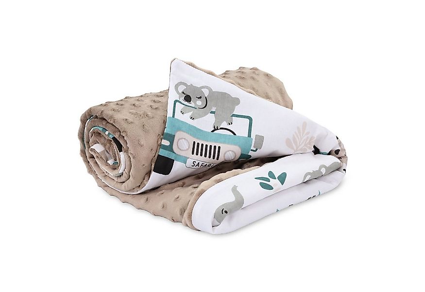 Wohndecke Babydecke Sommerdecke mit Minky 75x100 cm - Baby Kinderdecke, Tot günstig online kaufen