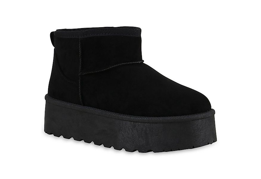 VAN HILL 840782 Winterstiefelette Damen Warm Gefüttert Winter Boots Stiefel günstig online kaufen