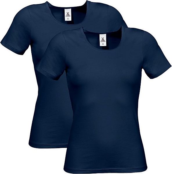 Erwin Müller T-Shirt Damen-Unterhemd, 1/2-Arm 2er-Pack (2-tlg) Single-Jerse günstig online kaufen