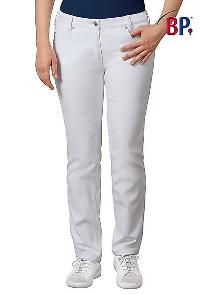 bp Stretch-Jeans Damen 5 Pocket Jeans, weiß Industriewäsche geeignet günstig online kaufen