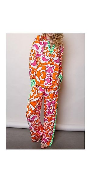 Emily Van Den Bergh Hemdbluse Bluse EMILY VAN DEN BERGH orange rosa günstig online kaufen