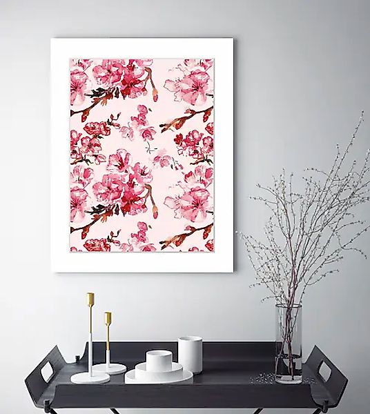 queence Bild »Ellie«, Blumen, gerahmt, Blumen günstig online kaufen