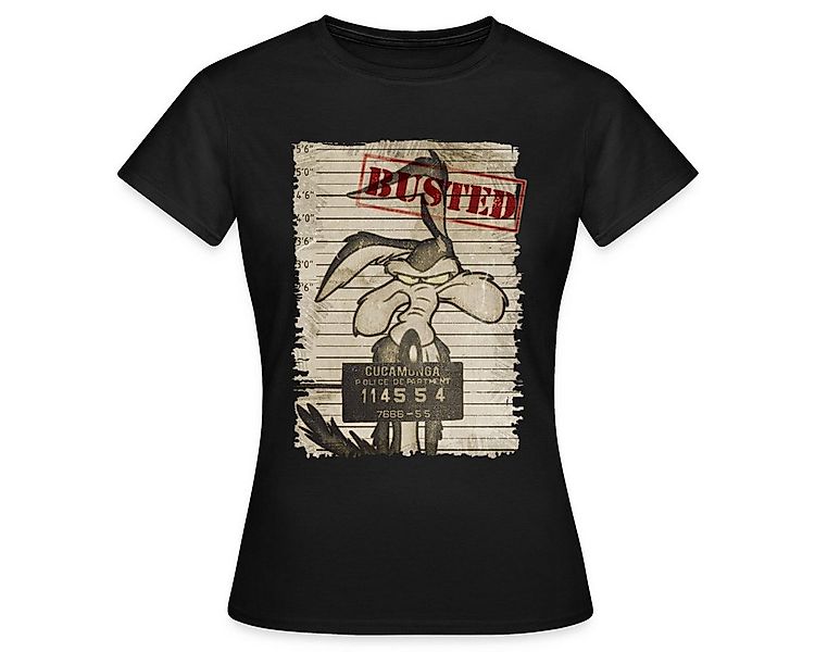 Spreadshirt T-Shirt Looney Tunes Wile E. Coyote Busted Frauen T-Shirt (1-tl günstig online kaufen