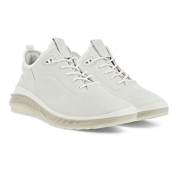 Ecco ST.360 Vollnarbenleder weiss Herren Sneaker günstig online kaufen