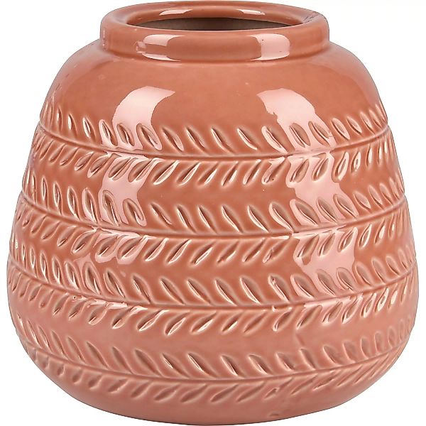 Vase Desert Flower Keramik 16,5 cm x Ø 18,5 cm Terrakotta günstig online kaufen