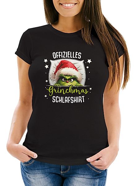 MoonWorks Print-Shirt Weihnachtsshirt Damen Spruch Offizielles günstig online kaufen