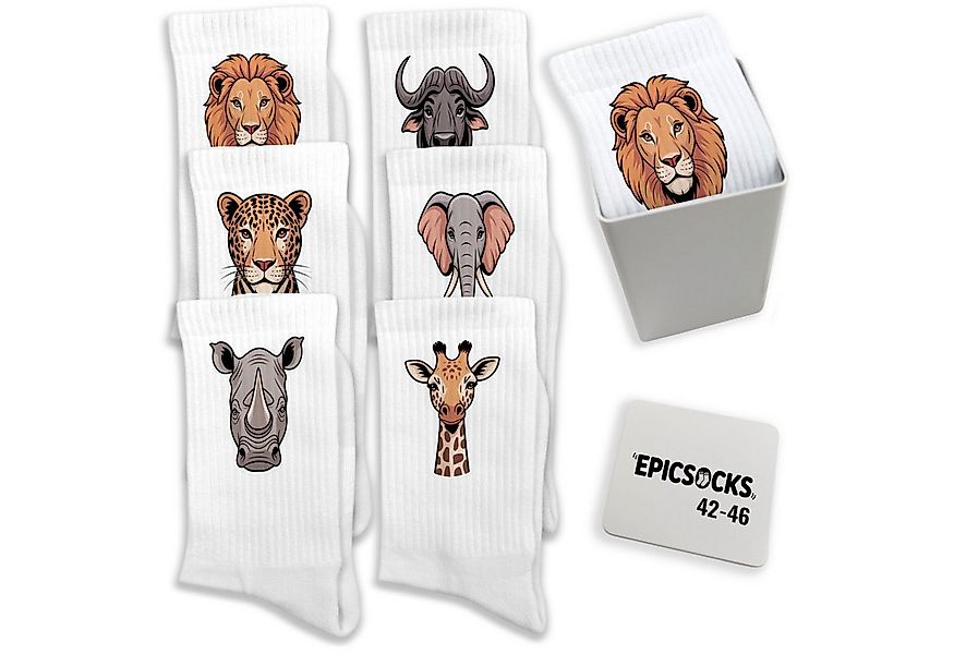 speecheese Freizeitsocken epicsocks Big Six Safari Socken in 42-46 im günstig online kaufen
