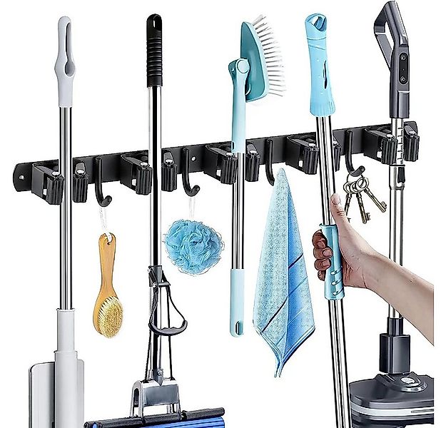 NUODWELL Wandhaken Besenhalterung Wand Besenhalter Gerätehalter Edelstahl B günstig online kaufen