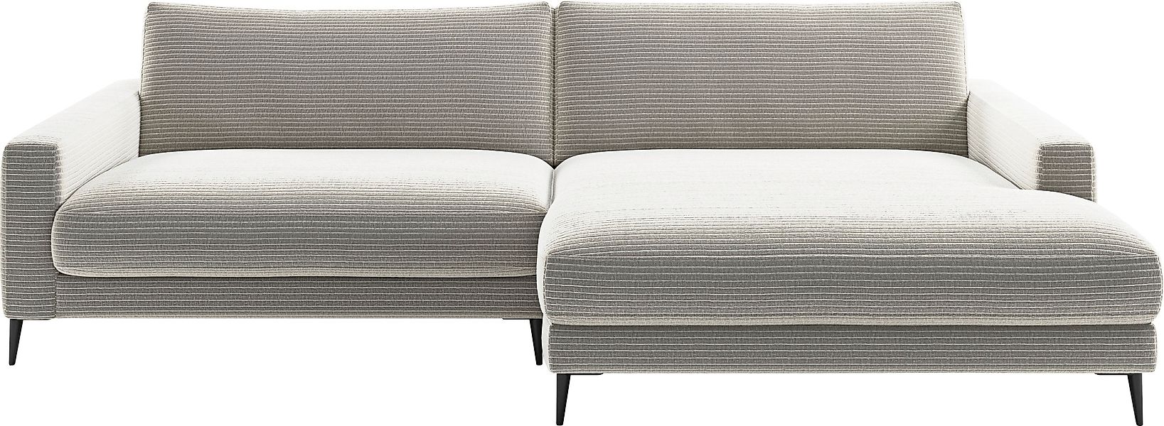 Home affaire Ecksofa »Downtown, B/T/H: 272/190/84 cm L-Form« weicher Sitzko günstig online kaufen