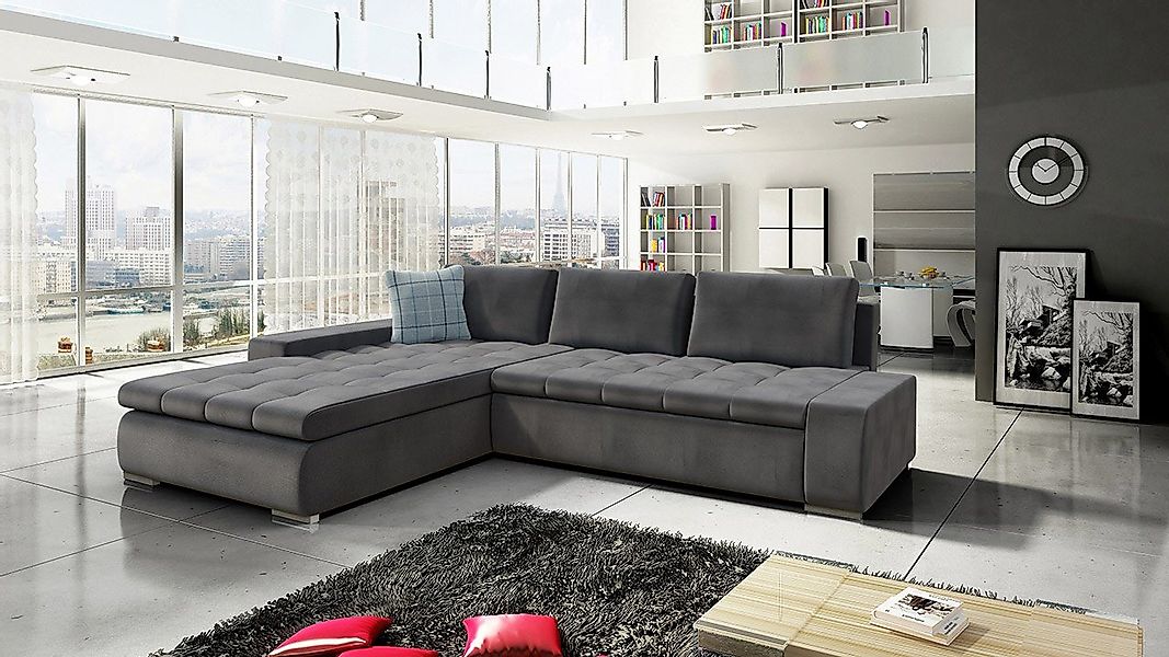 MIRJAN24 Ecksofa Orkan, mit Bettkasten und günstig online kaufen