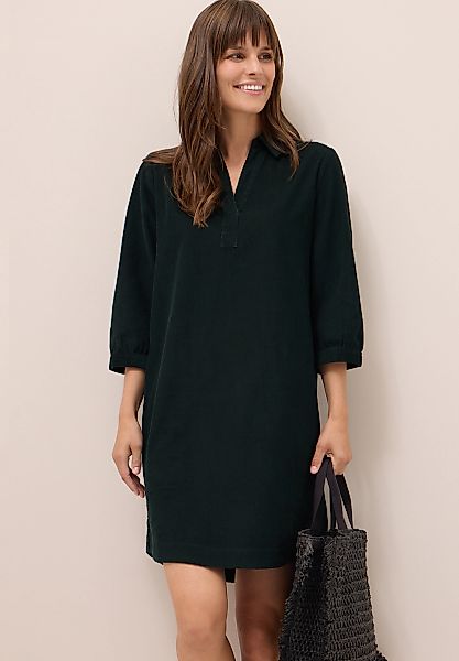 Cecil Cordkleid aus reiner Baumwolle, Split Neck günstig online kaufen