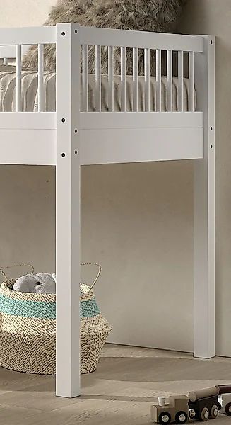 Home affaire Spielbett, (Made in Europe), aus massiver Eiche geölt, LF 90x2 günstig online kaufen