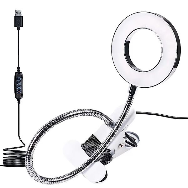 Senmudi LED Leselampe Klemmleuchte LED,360° Schwanenhals günstig online kaufen