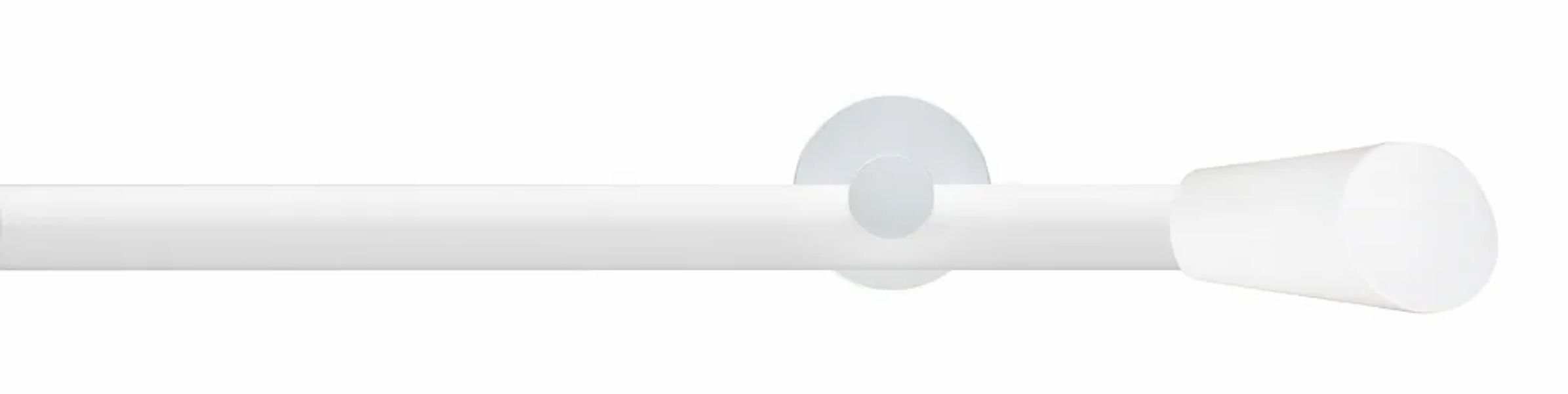 GARESA Gardinenstange "WHITE" Ø 20 mm 2 läufig-läufig Wunschmaßlänge Vorhan günstig online kaufen