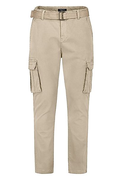 SUBLEVEL Cargohose mit Gürtel und Seitentaschen Chino Cargo Pants günstig online kaufen
